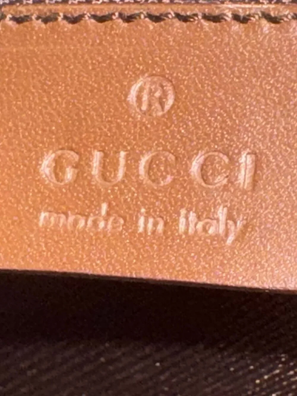 Vintage Gucci Jackie Bardot Shoulder Bag GG Monogram Canvas Brown